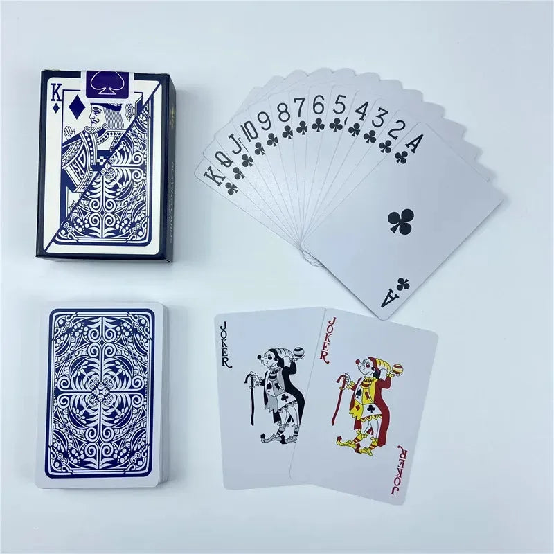 Waterproof PVC Playing Cards 5.8 x 8.8 cm (2.28 x 3.46 in) – Washable Plastic Deck for Bridge, Poker & Games
