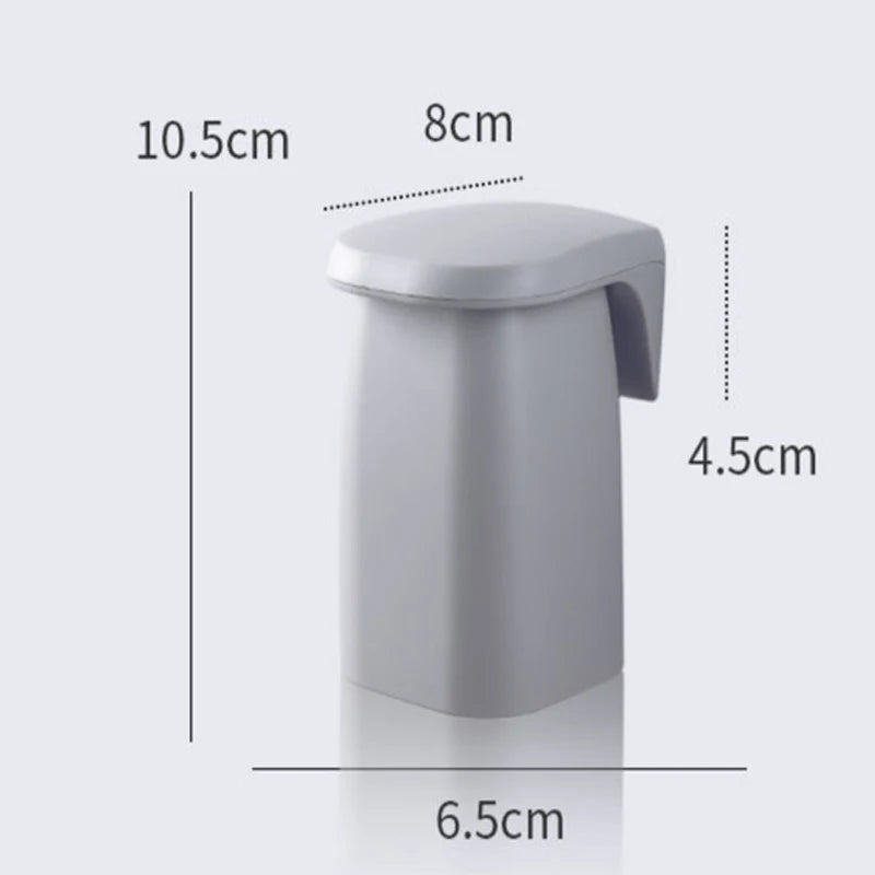 Magnetic Wall-Mounted Toothbrush Cup Holder Minimalist Japanese Style ABS Bathroom Storage 1-4 Pack