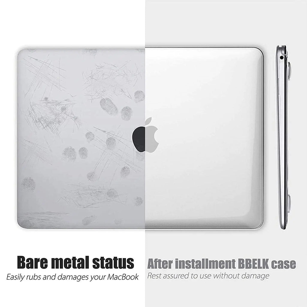 13–13.6 Inch Clear Crystal Hard Shell Laptop Case – Protective Cover for 13-Inch Ultrabooks and Thin Laptops