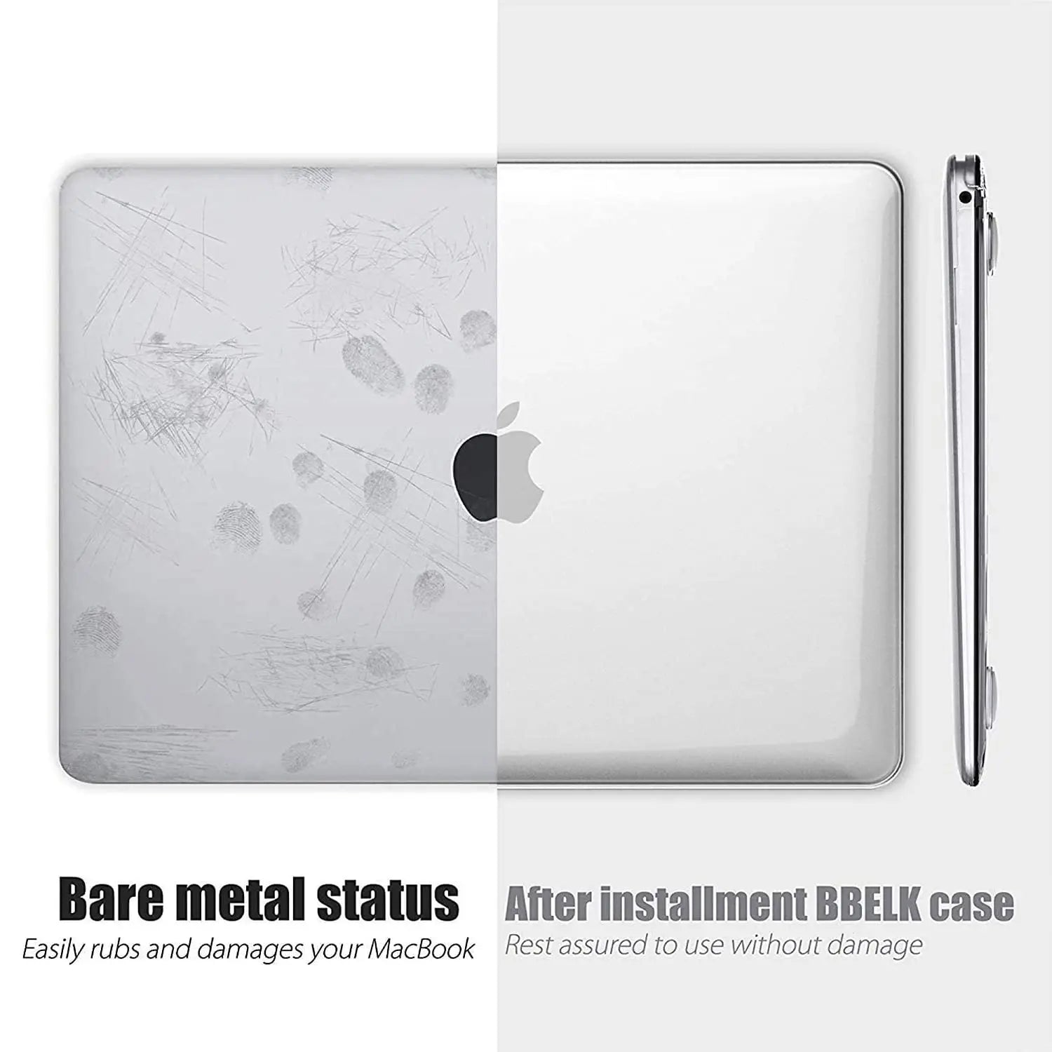 13–13.6 Inch Clear Crystal Hard Shell Laptop Case – Protective Cover for 13-Inch Ultrabooks and Thin Laptops