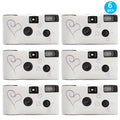 Retro 35mm Disposable Film Camera - 16 or 27 Exposures, Single-Use Party & Kids Gift (1-6 Pack)