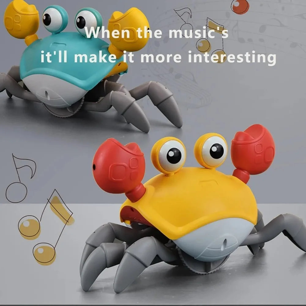 Interactive Dancing Crab Pet Toy with Music — Battery-Powered Dog & Cat Toy for Active Play