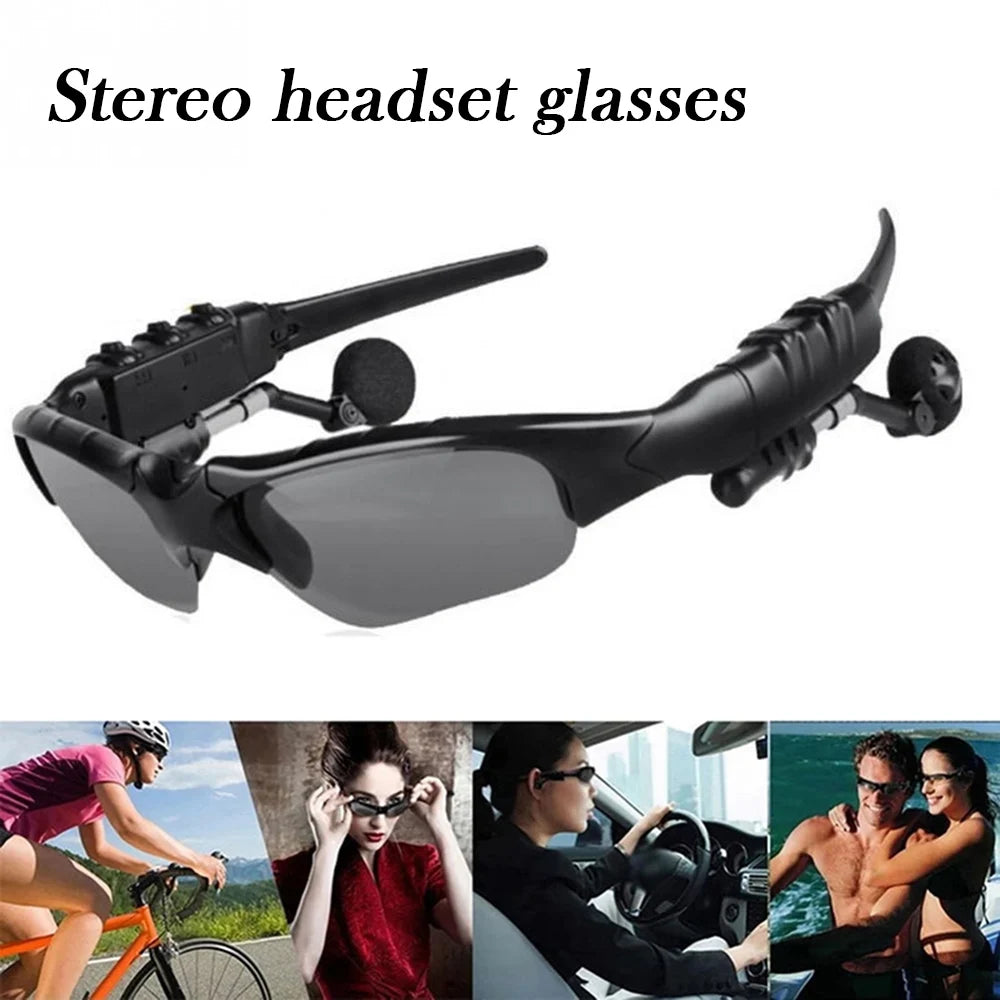 Bluetooth Smart Sunglasses with Polarized UV Protection and Stereo Open-Ear Headphones for Hiking & Outdoor