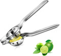 Stainless Steel Handheld Lemon Squeezer - Manual Citrus Press Juicer for Lemon, Lime & Orange - Easy Clean Kitchen Tool