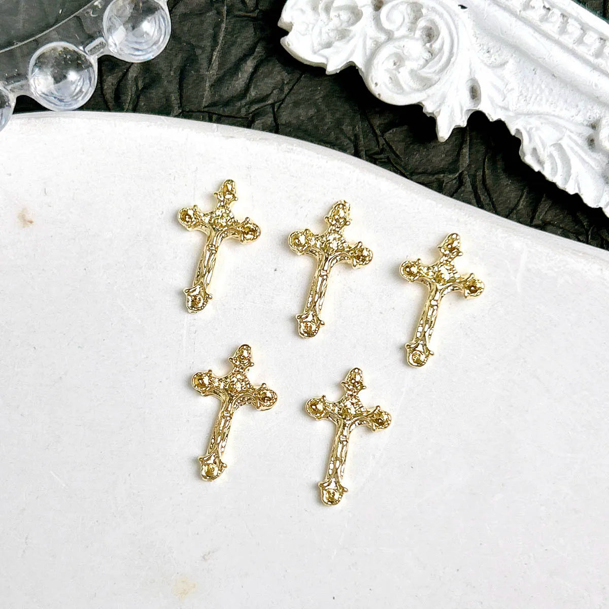20-Pack 3D Cross Nail Charms for DIY Manicure view 14