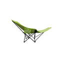 Foldable Recliner Chair with Curved Headrest, Padded Portable Camping & Relaxation Lounger