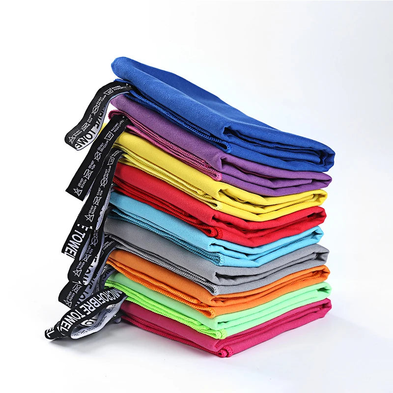 Microfiber Quick-Dry Large Beach & Sports Towel for Travel, Gym, Yoga, Swimming