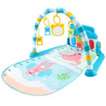 Musical Baby Activity Gym Play Mat Piano Keyboard Tummy Time Mat for 0-36 Months