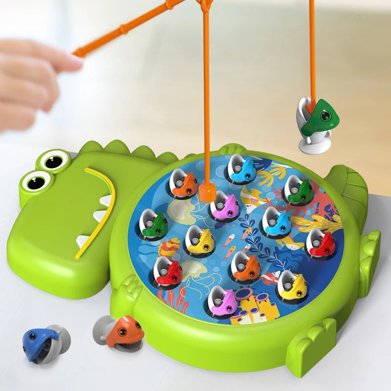 Magnetic Fishing Toy Set for Kids, Educational Montessori Game & First Birthday Gift for Boys and Girls