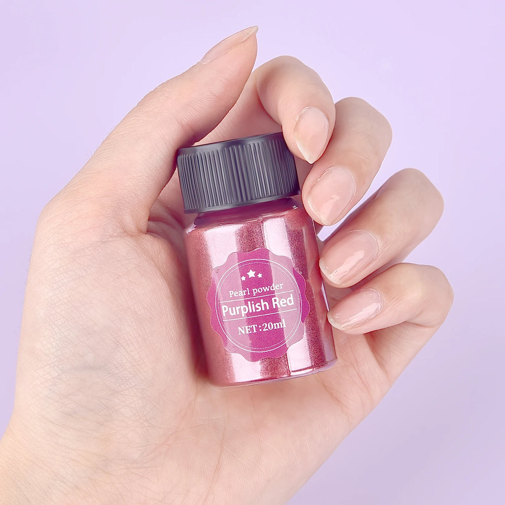 20ml (0.68 fl oz) Pearlescent Mica Powder - Pearl Pigment for Resin, Jewelry, Candles & Nail Art