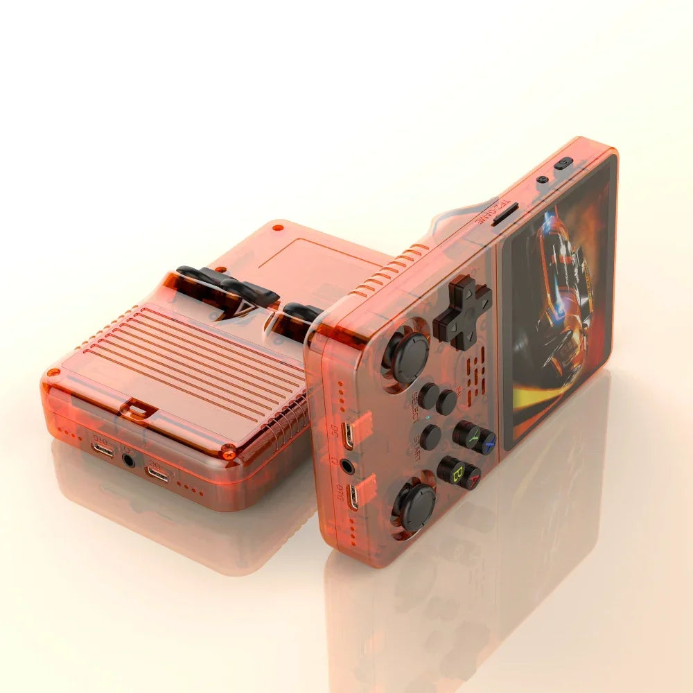 128GB/64GB Retro Handheld Game Console 3.5-inch (8.9 cm) IPS Screen Linux Portable Pocket Player 15,000+ Games Gift for Gamers