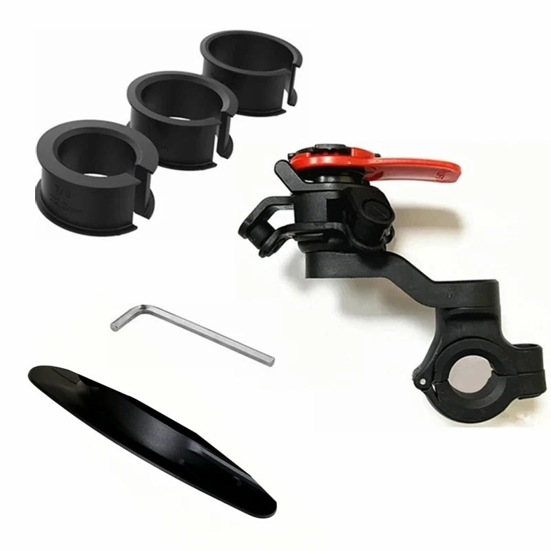 Universal Bike & Motorcycle Phone Holder – Handlebar Mount for 4.7–7.2 in Phones, Adjustable Anti-Shake Clamp