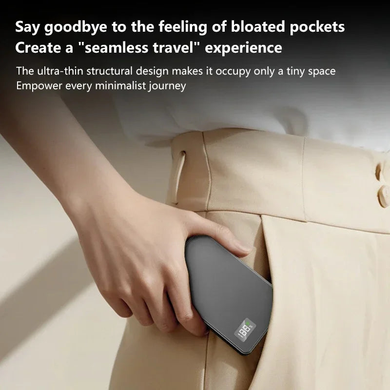 Magnetic Wireless Power Bank 50,000mAh PD25W Slim Portable Charger for MagSafe iPhone & Samsung