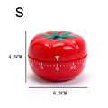 Tomato Kitchen Timer Pomodoro Mechanical Countdown Alarm for Cooking & Productivity