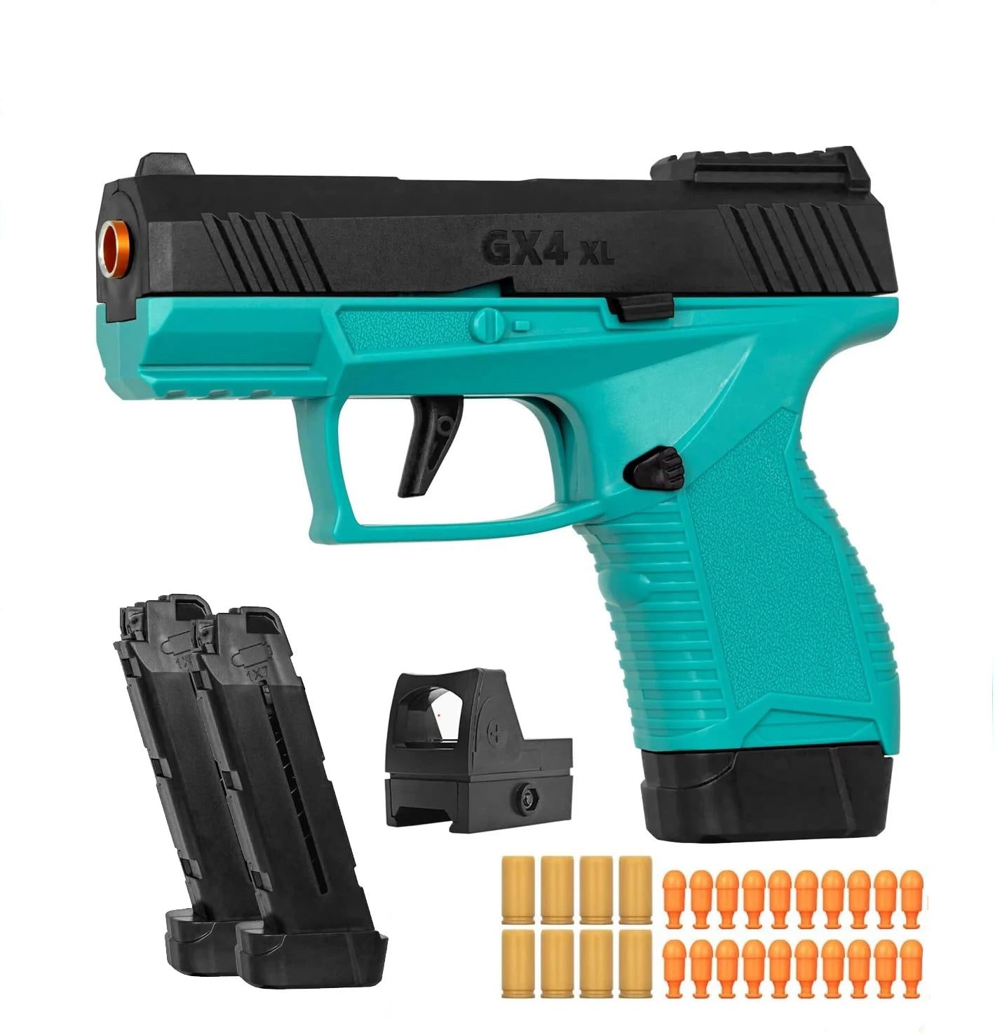 Mini Soft Dart Pistol Toy Gun Airsoft-Style Outdoor Shooting Game — Ages 14+ Gift for Teens & Adults