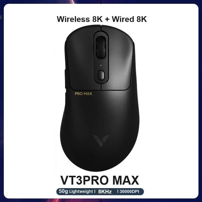 Wireless Gaming Mouse 59g (2.08 oz) Ultra-Light 8KHz (8000Hz) Polling 26,000 DPI 9 Programmable Buttons Ultimate Optical Sensor