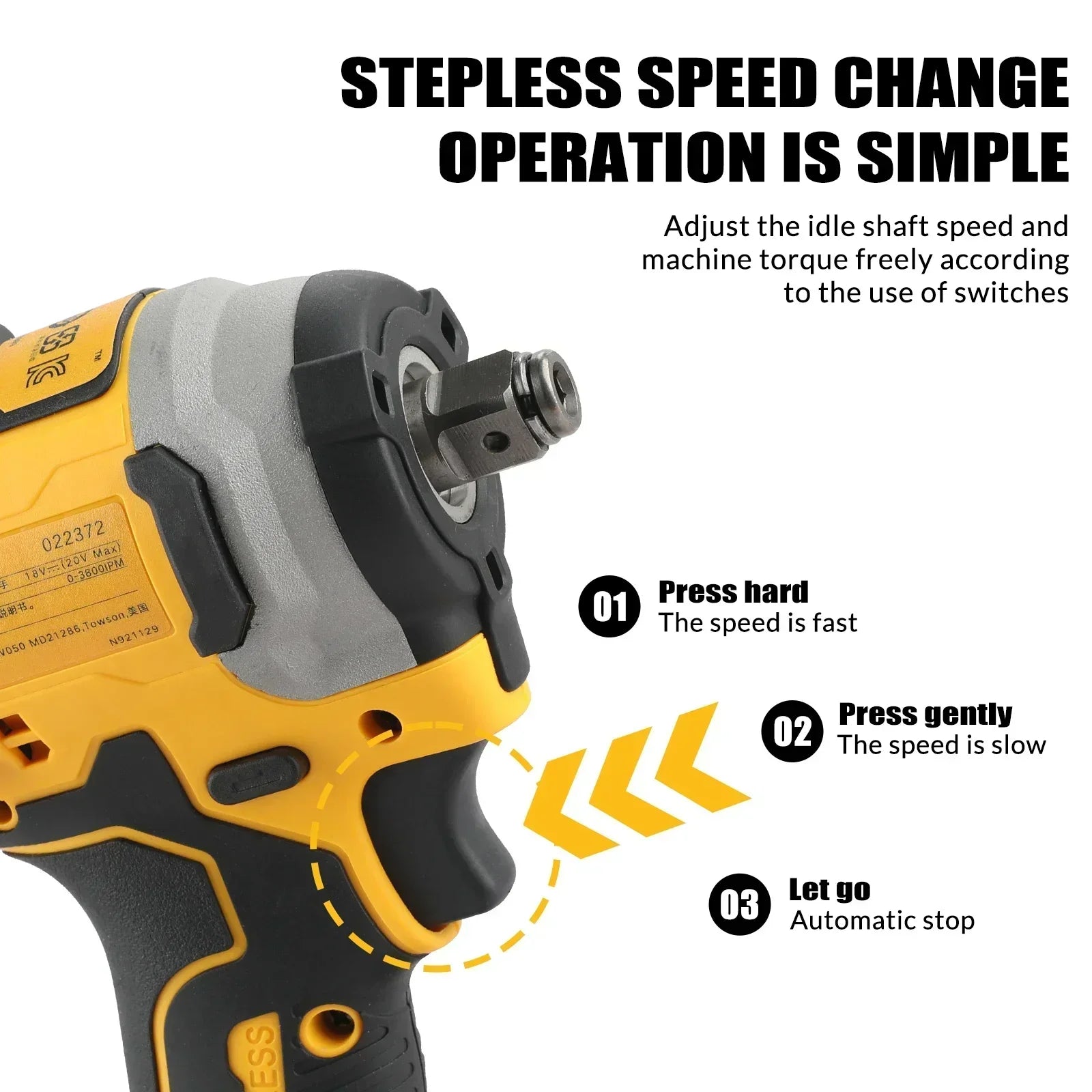 Electric Power Tool Combo Kit — Impact Wrench, Angle Grinder, Polisher and Impact/Hand Drill