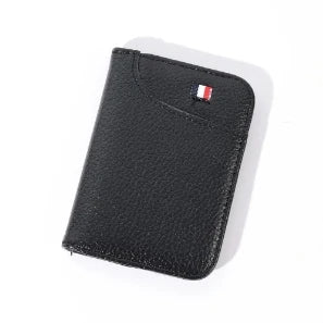 Slim PU Leather 9-Slot Card Holder Wallet - Mini Thin Credit Card Wallet for Men & Women