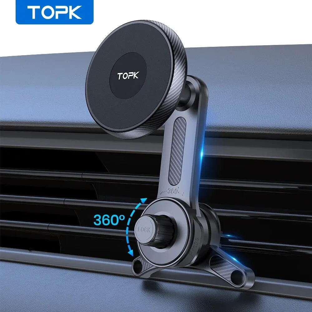 MagSafe Magnetic Car Mount Air Vent Phone Holder – Universal Magnetic Car Cradle for Smartphones