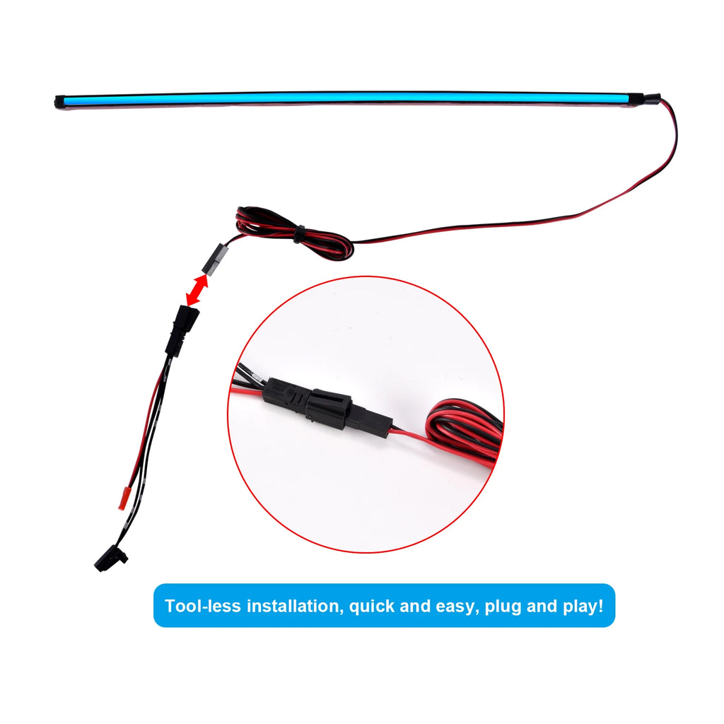 LED Trunk Light Strip for Model 3 – Bright Interior Atmosphere Lighting, Non-Destructive Install