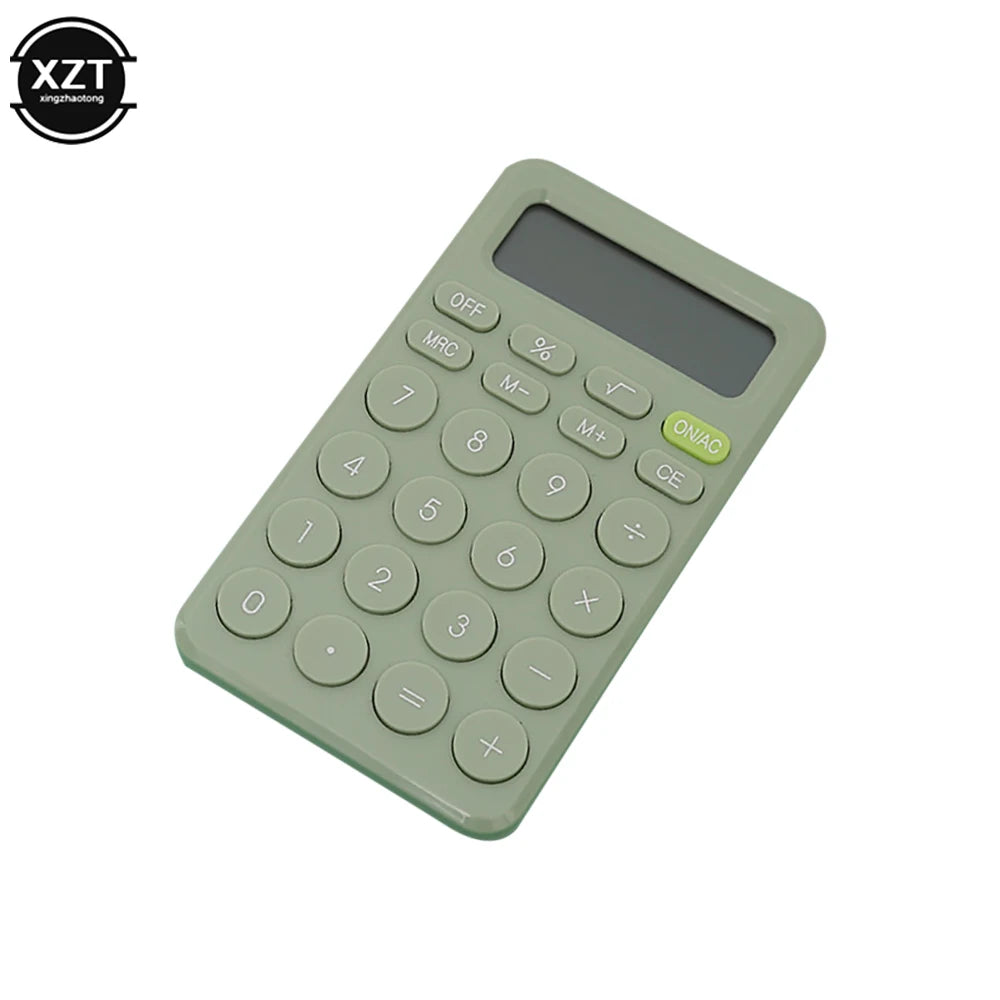 8-Digit Mini Desk Calculator with Large Buttons — Portable Battery-Powered Calculator for Students & Small Business