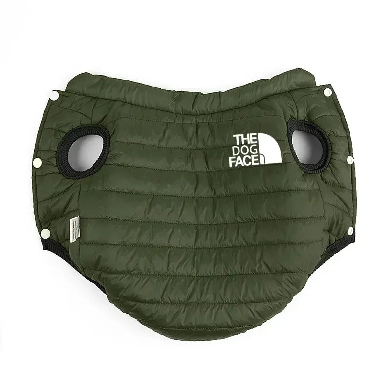Reversible Winter Dog Coat - Warm Cotton-Down Vest for Small & Medium Dogs, Chihuahua French Bulldog Yorkie
