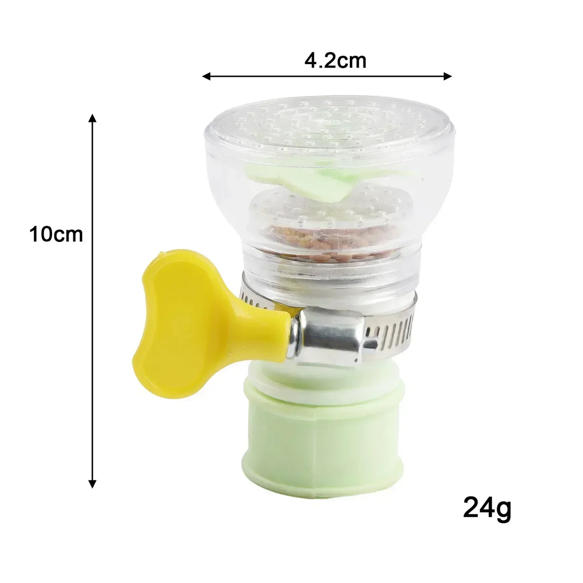 Universal Faucet Aerator & Water Filter Nozzle – 360° Rotating Kitchen & Bathroom Tap Foamer, Fits 16–22mm (0.63–0.87 in) Taps, Water-Saving