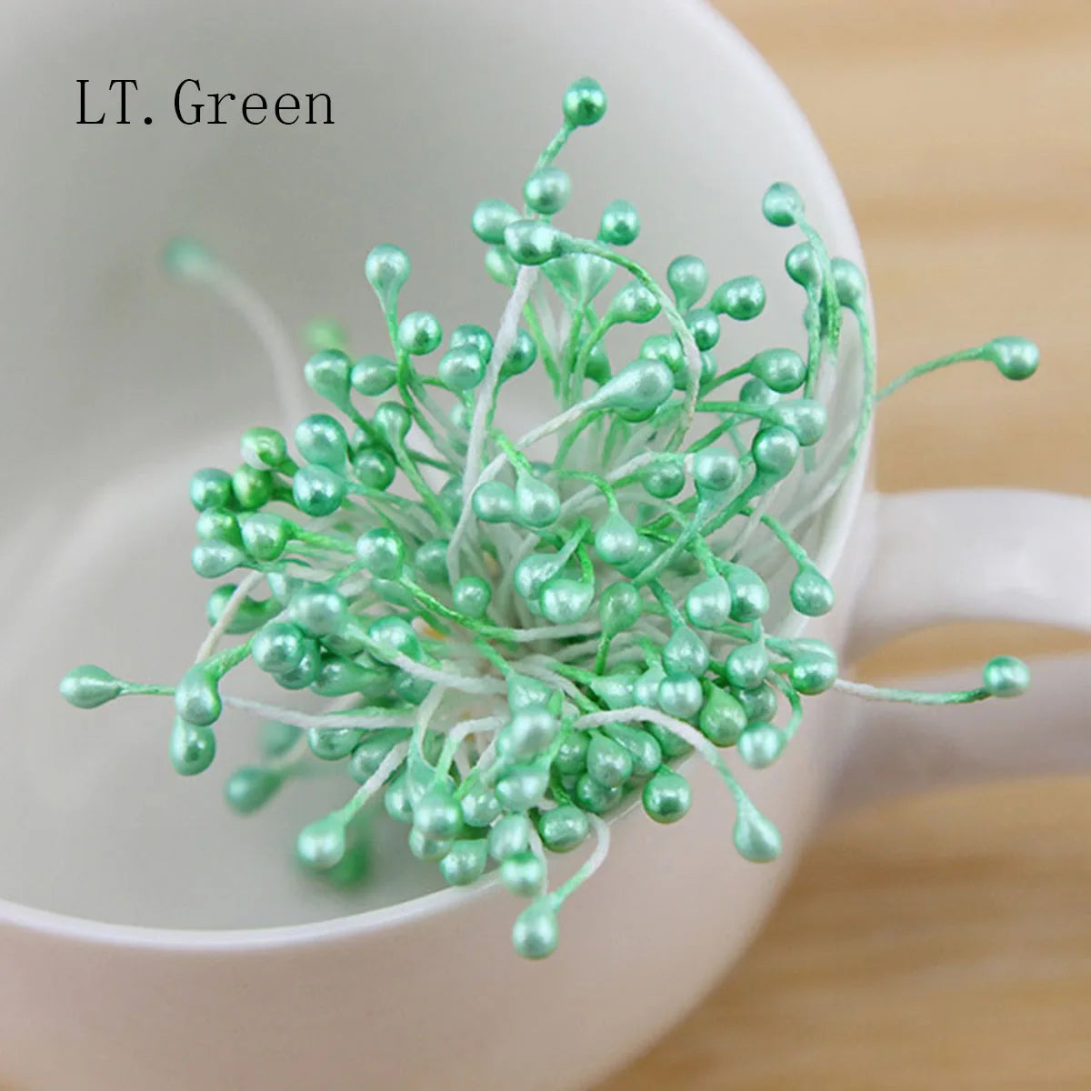 120-150 Pcs 55mm (2.17 in) Artificial Flower Stamens - Multicolor Double-Head DIY Wedding & Scrapbook Decorations