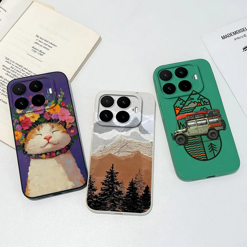 Liquid Silicone Phone Case for Xiaomi 17T / 17T Pro — Vibrant Fruit Print Soft Shell, Anti-Fingerprint Shockproof Bumper