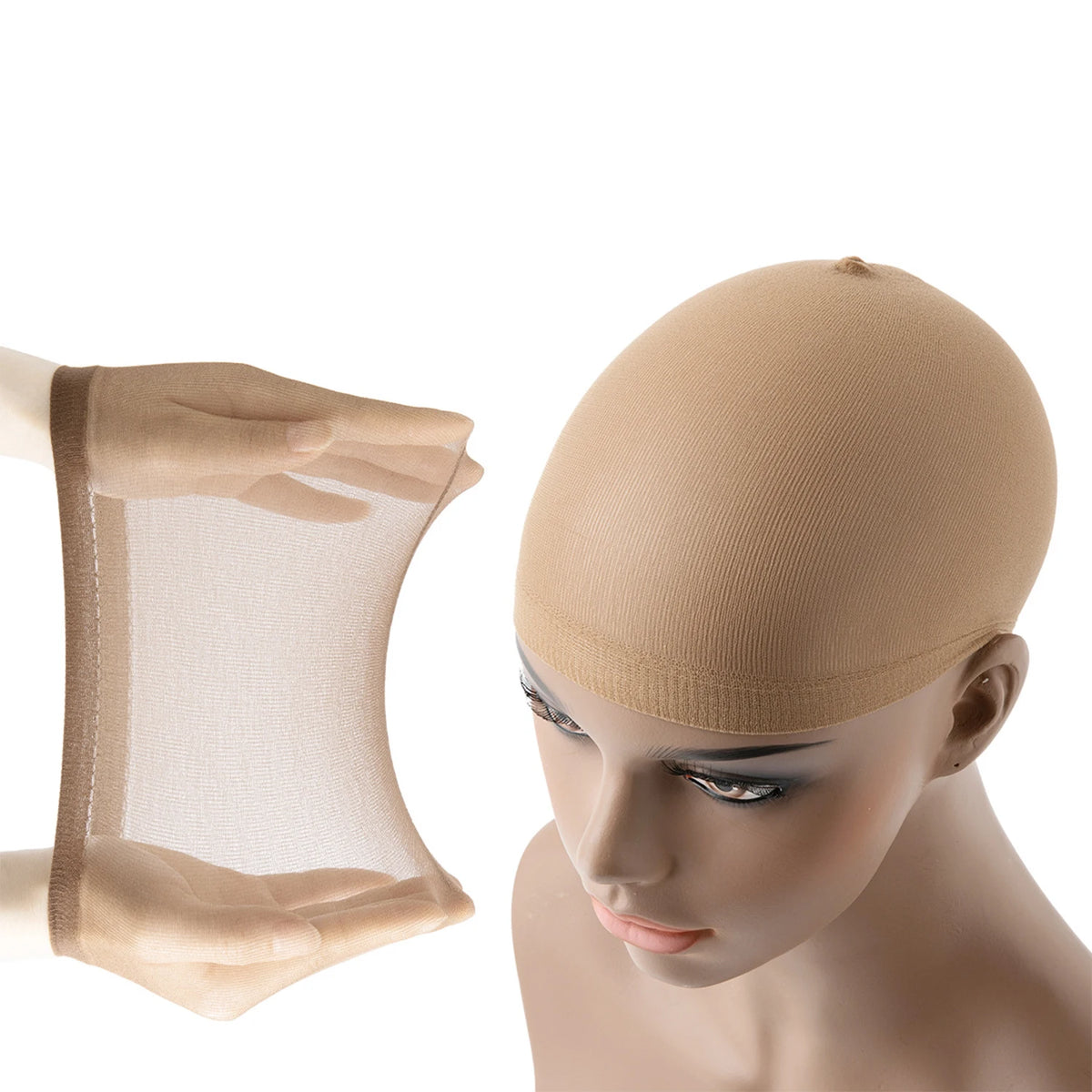 Wig Caps Hair Nets Stocking Caps Stretch Mesh Wig Net 2/10/12/20-Pack One Size Fits Most
