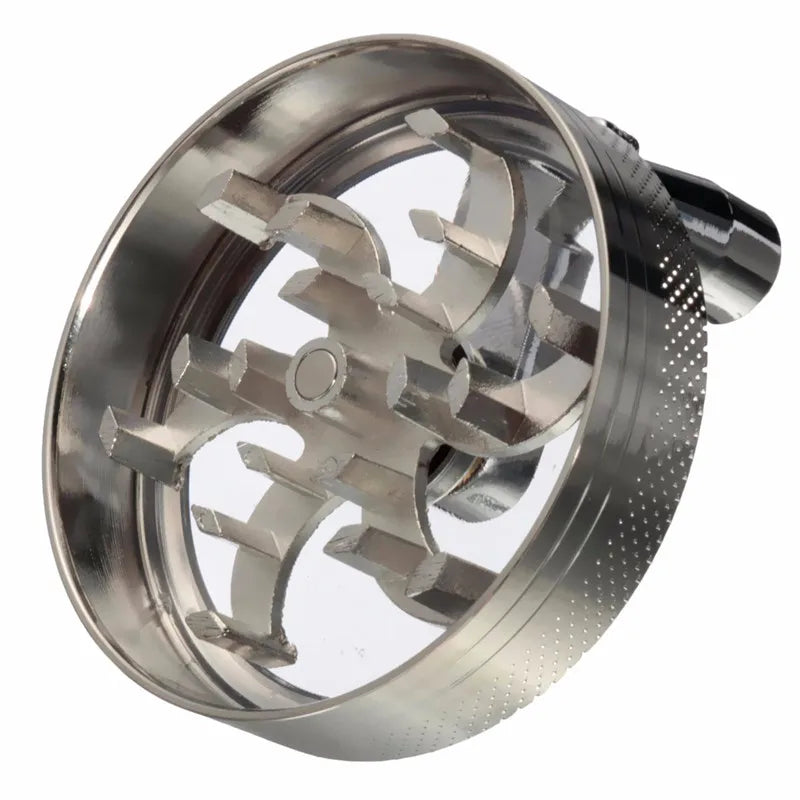 4-Layer Metal Herb Grinder 40mm (1.57 in) - Aluminum Alloy Spice Crusher & Herb Mill