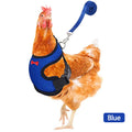 Adjustable Mesh Chicken and Duck Harness Vest with Leash Breathable Poultry Harness XS-XL