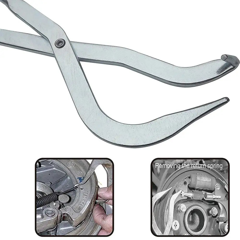Drum Brake Spring Pliers 12 in (31 cm) Brake Shoe Return Spring Removal and Installation Tool