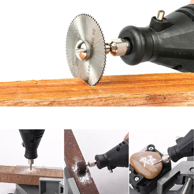 130W Electric Rotary Tool Kit - Mini Drill Engraver Polisher with Variable Speed & Flexible Shaft