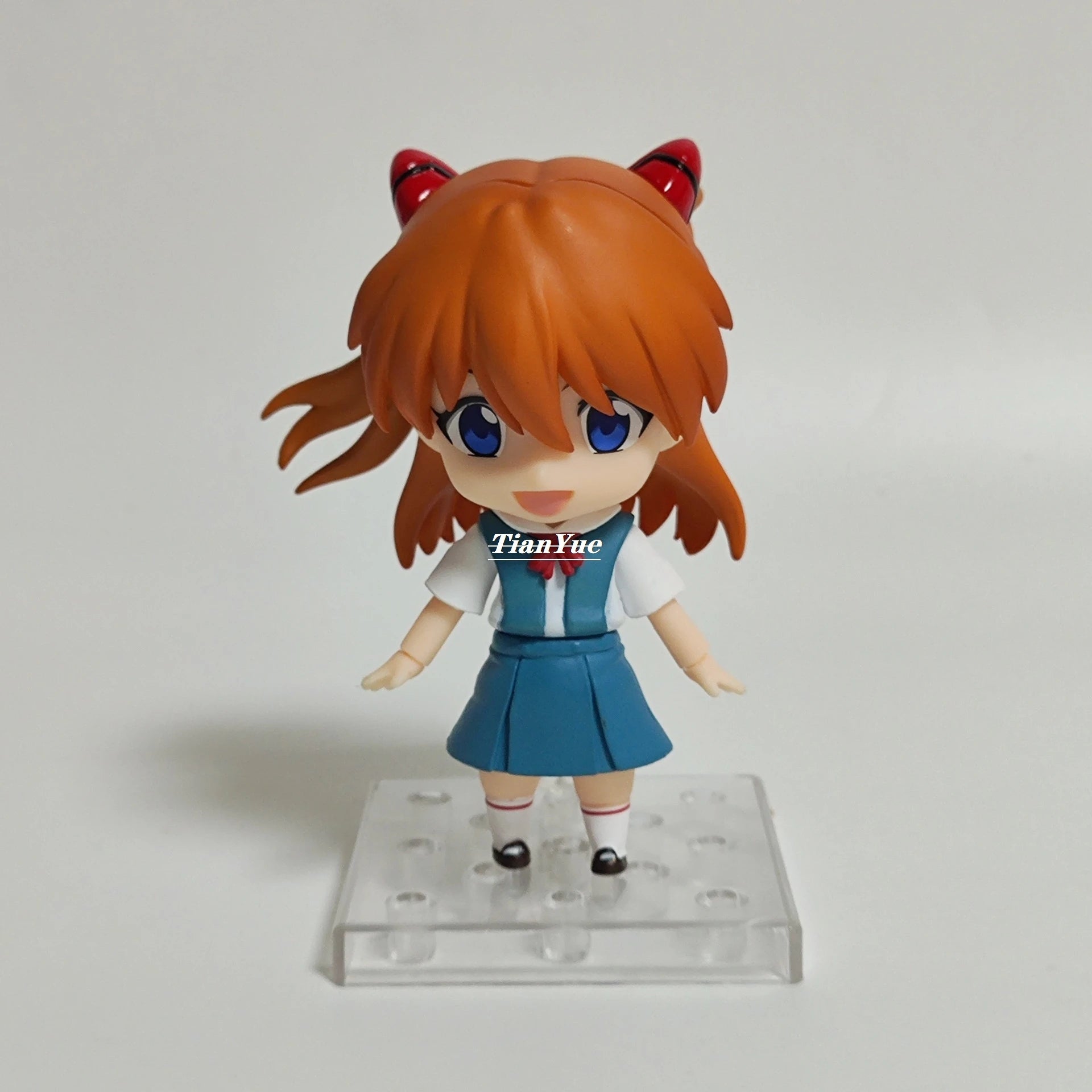Articulated Anime Figure – Rei Ayanami & Asuka Langley Soryu, 10 cm (3.9 in) Collectible Gift