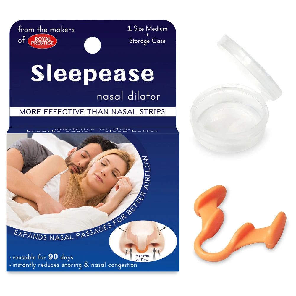 Silicone Nasal Dilator Nose Clip Anti-Snoring Breathing Aid for Sleep & Rhinitis - 1pc