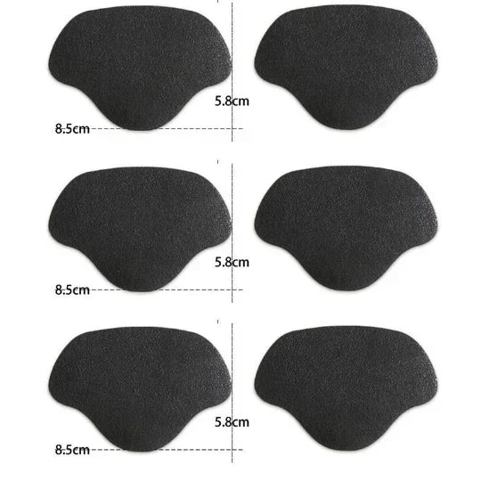 6-Pack Suede Heel Repair Patches for Shoes – Self-Adhesive Anti-Wear Heel Protectors