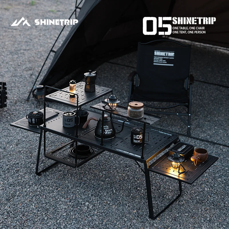 IGT Modular Table Top Plate – Folding Camping & BBQ Table Board, Portable Tactical Accessory