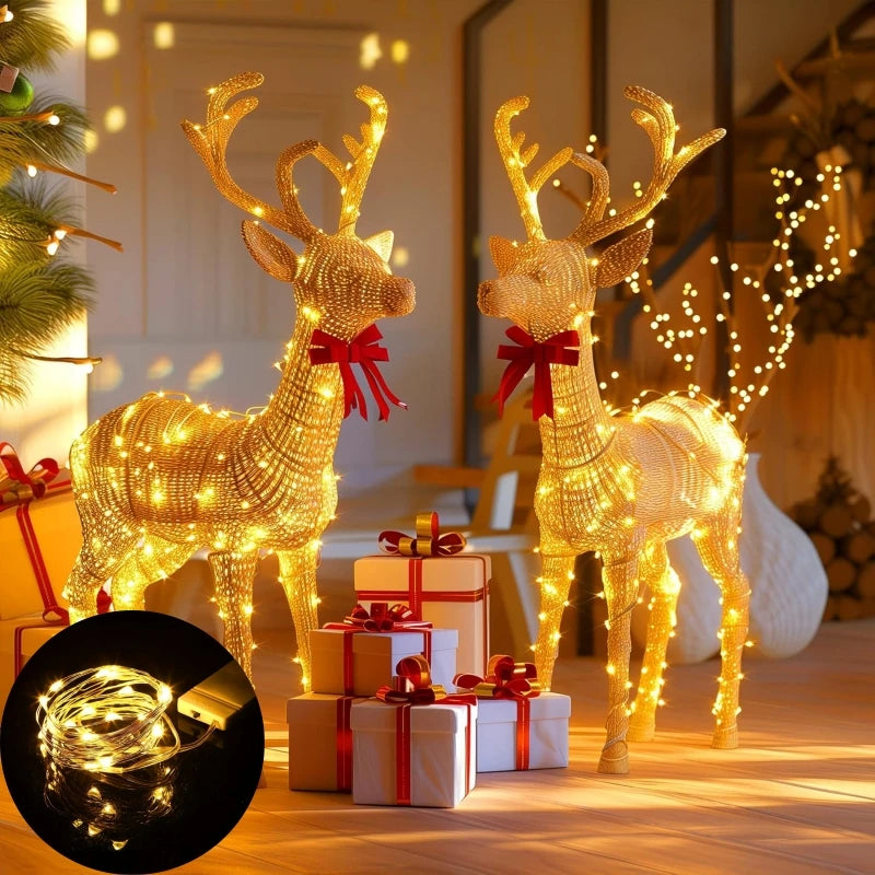 Battery Operated Fairy String Lights — Silver Wire LED Firefly Lights, 1–10M (3.3–32.8 ft), 10–100 LEDs for Christmas, Wedding & Party