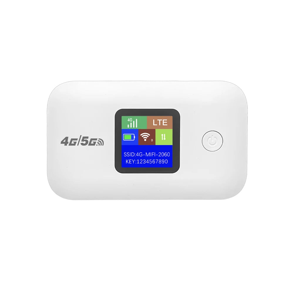 4G LTE Portable Pocket WiFi Router 150Mbps Mobile Hotspot with SIM Slot & 3000mAh Battery