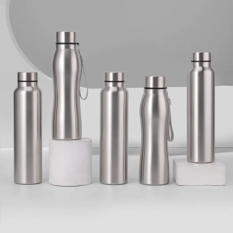 1L (33.8 fl oz) Stainless Steel Vacuum Thermos Water Bottle – Durable Sport Flask for Camping & Gym