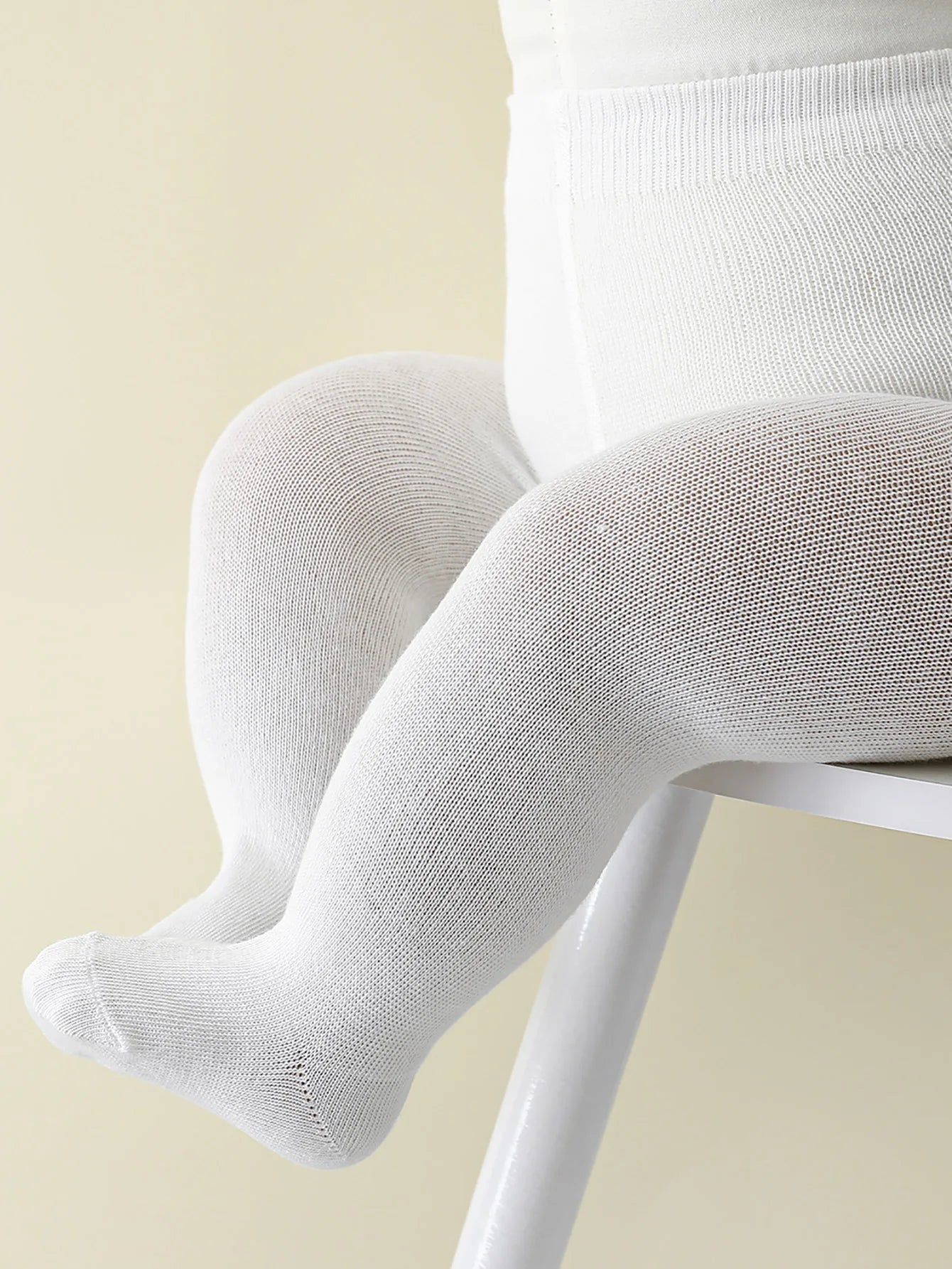 Baby & Toddler Tights Pantyhose - Newborn to 6Y Elastic Waist Solid Color
