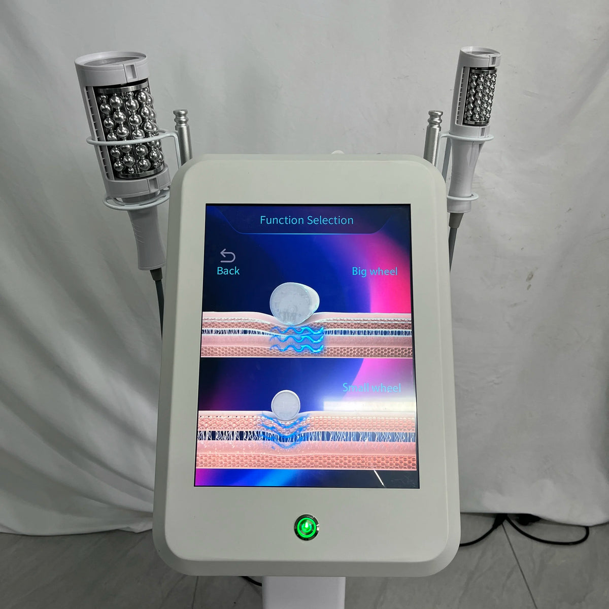 2-in-1 EMS + RF Body Sculpting Machine with 5D Massage Roller, Electromagnetic Muscle Stimulator for Fat Removal & Cellulite (Home & Salon)