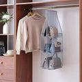 Hanging Bag Organizer 3/4-Layer Transparent Dust-Proof Storage, 36 x 110 cm (14.2 x 43.3 in) - 1-Pack