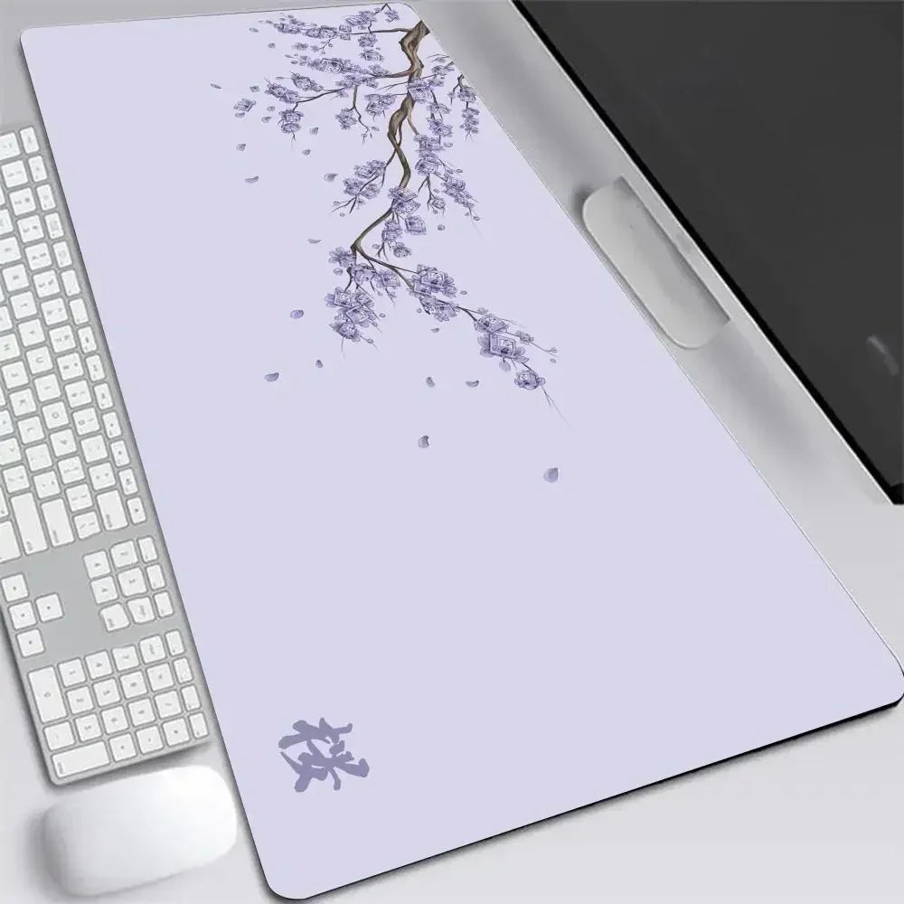 Sakura Cherry Blossom XXL Gaming Desk Mat, Large Non-Slip Mouse Pad for Keyboard & Laptop