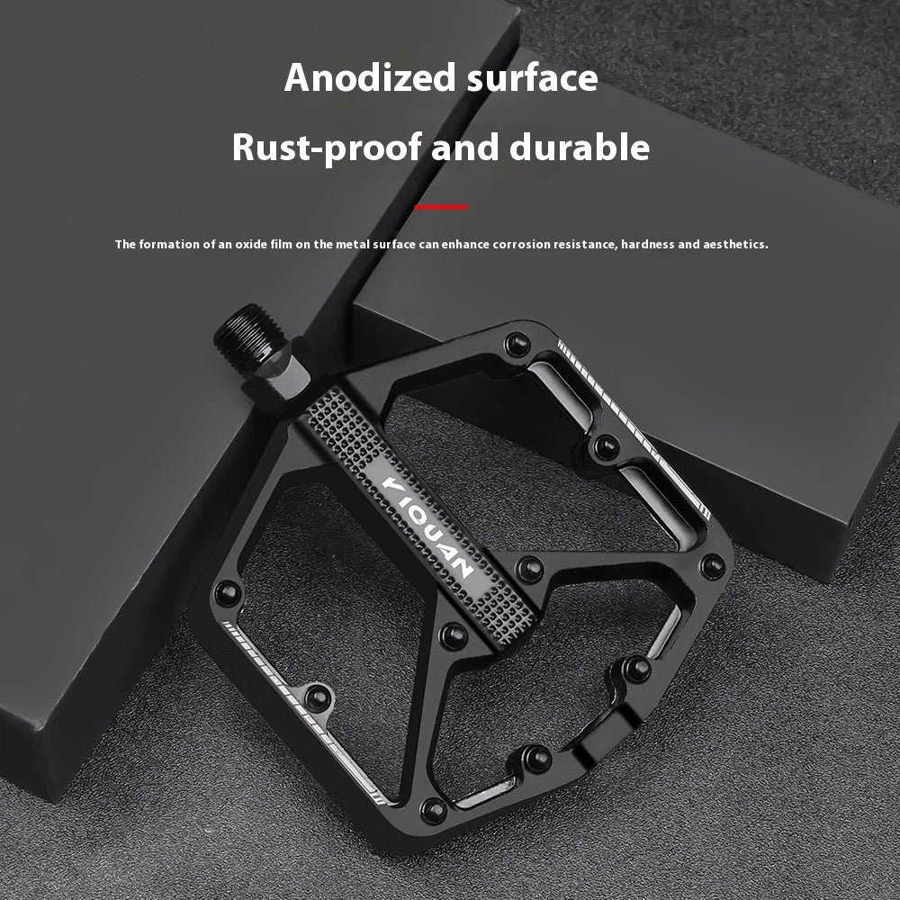 Aluminum Alloy Mountain & Road Bike Pedals – Ultralight Anti-Slip MTB Pedals with Double DU Bearings and Widened Pin Platform