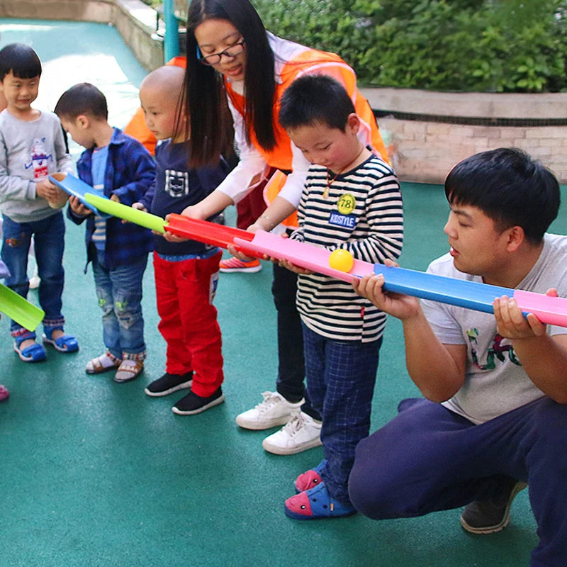 Pipeline Challenge Team Building Game for Adults & Kids - Outdoor Relay for Family Parties, Carnival & Field Day