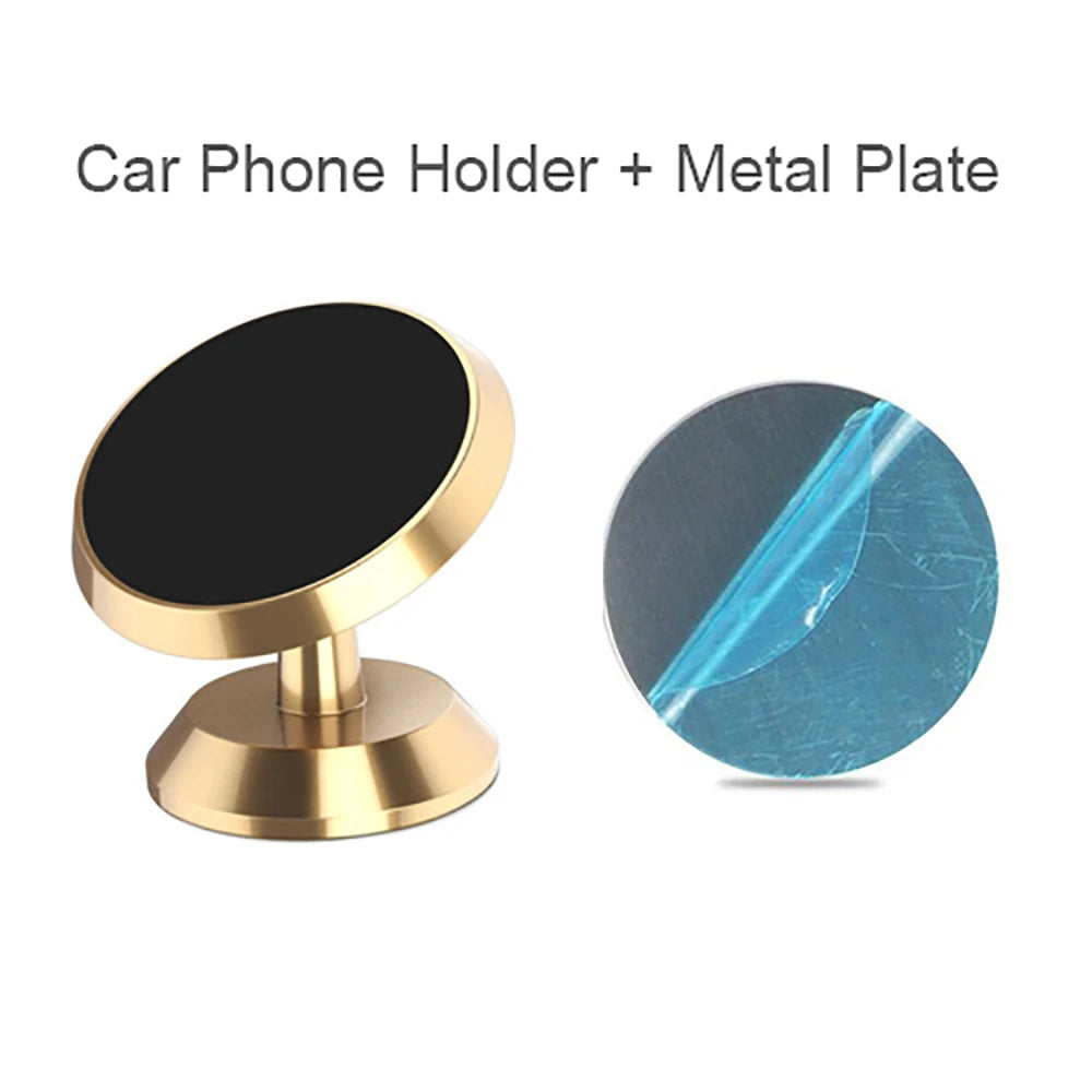 Magnetic Dashboard Phone Mount — Adhesive Magnetic Car Phone Holder for Universal Smartphones