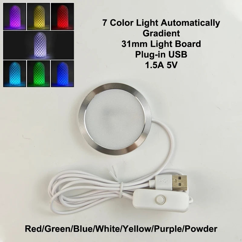 Adjustable LED Lamp Kit DIY — White Cold & Warm LED Light Parts (No Lamp Shell)