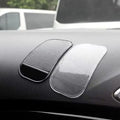 2-Pack Car Dashboard Anti-Slip Silicone Sticky Pads Universal Reusable Phone Mat